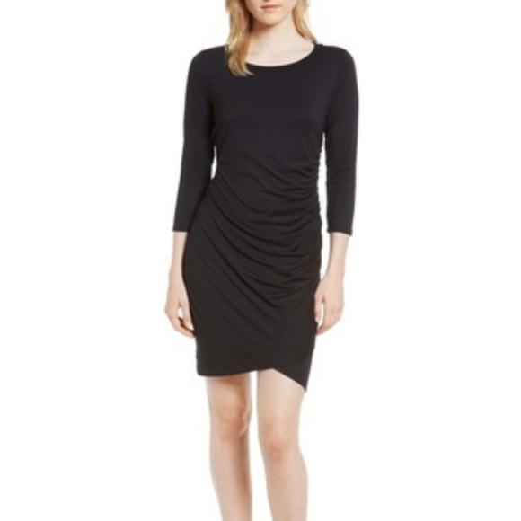 Gibson Dresses & Skirts - Gibson X Living In Yellow Ruched dress